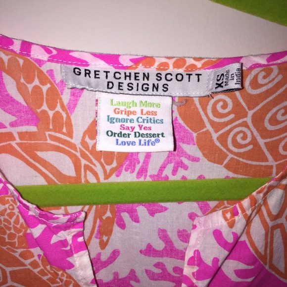 Gretchen Scott Designs Turtle Print Tunic - Picture 2 of 6